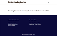 Tablet Screenshot of geoteq.com